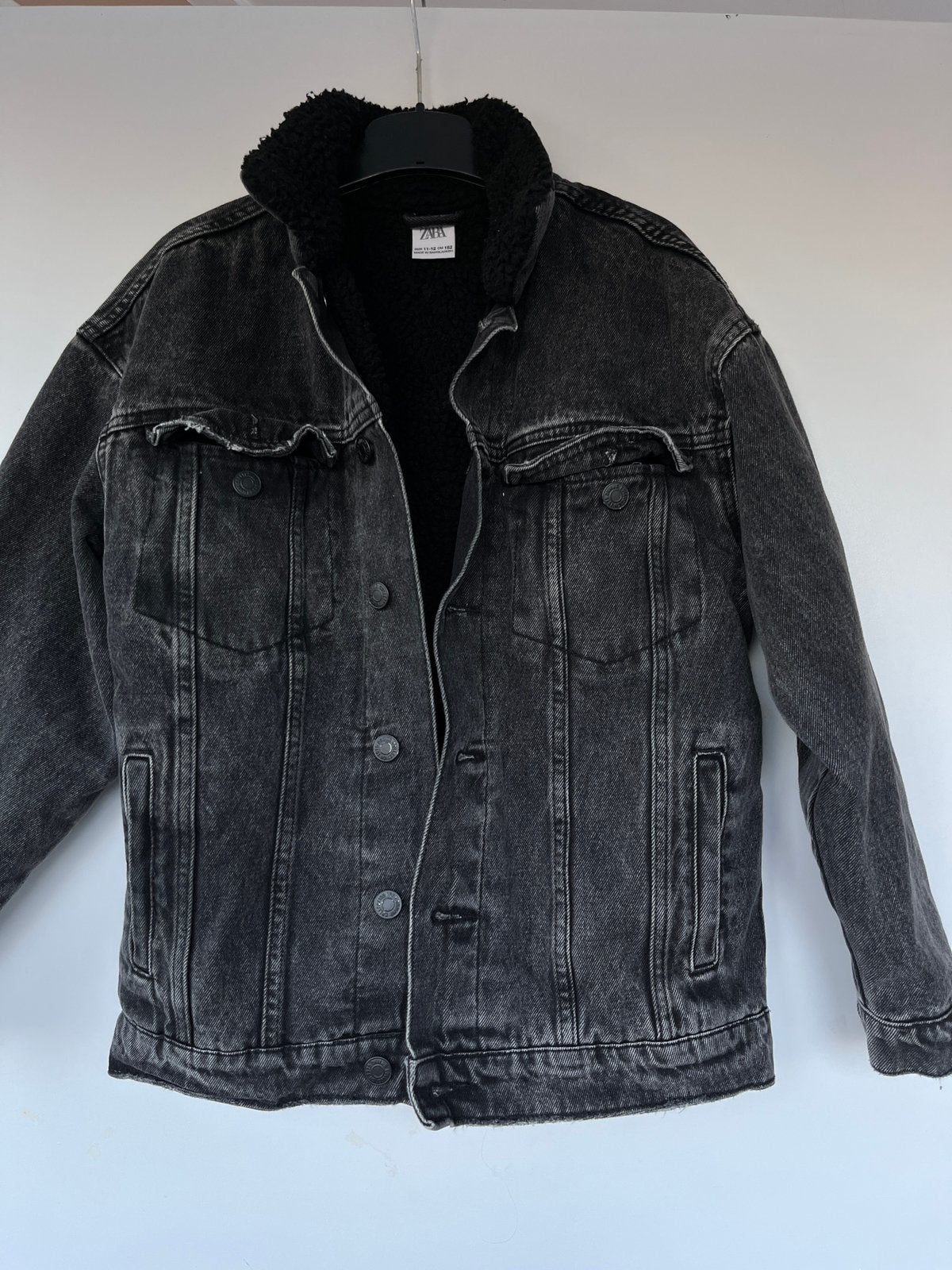 Zara gevoerde spijkerjas 152/158, Kinderen en Baby's, Kinderkleding | Maat 152, Ophalen of Verzenden, Zo goed als nieuw, Jongen