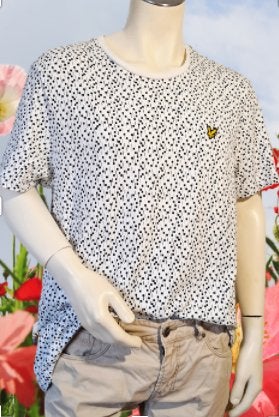 LYLE & SCOTT😎 ronde hals motief t shirt mt 2XL, Kleding | Heren, Overige maten, Zo goed als nieuw, Lyle & Scott, Meerkleurig