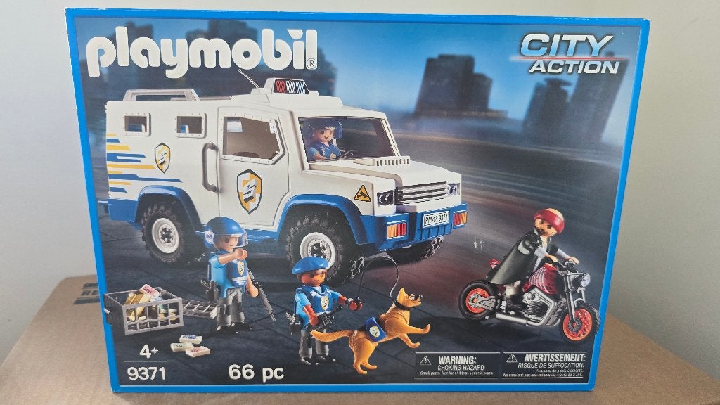 Playmobil 9371 Geldtransportwagen nieuw in doos, Complete set, Voertuig, Nieuw, Ophalen of Verzenden