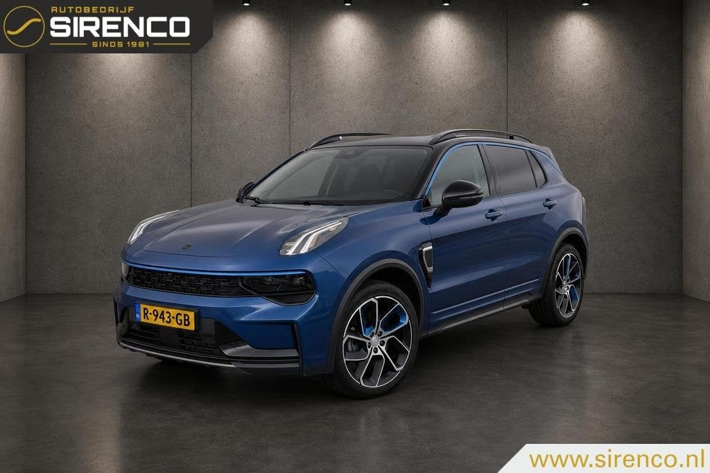 Lynk & Co 01 1.5| trekhaak | 360 camera met 3d view | stoelv, Auto's, Stof, Met garantie (alle), Blauw, 120 €/maand