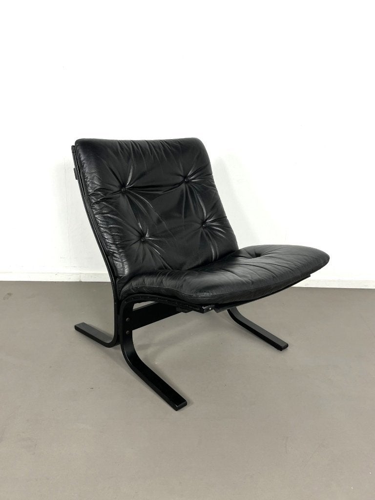 Siesta loungestoel, Ingmar Relling voor Westnofa , jaren 70, Ophalen, Minder dan 50 cm, Gebruikt, Leer