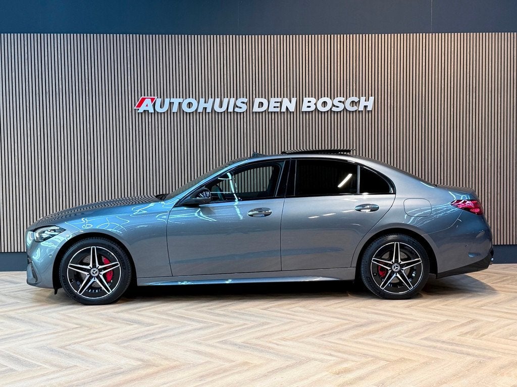 Mercedes-Benz C-klasse 300 e AMG Line 313PK Pano - Burmester, Auto's, Mercedes-Benz, Automaat, 4 cilinders, 167 km/l, Bedrijf