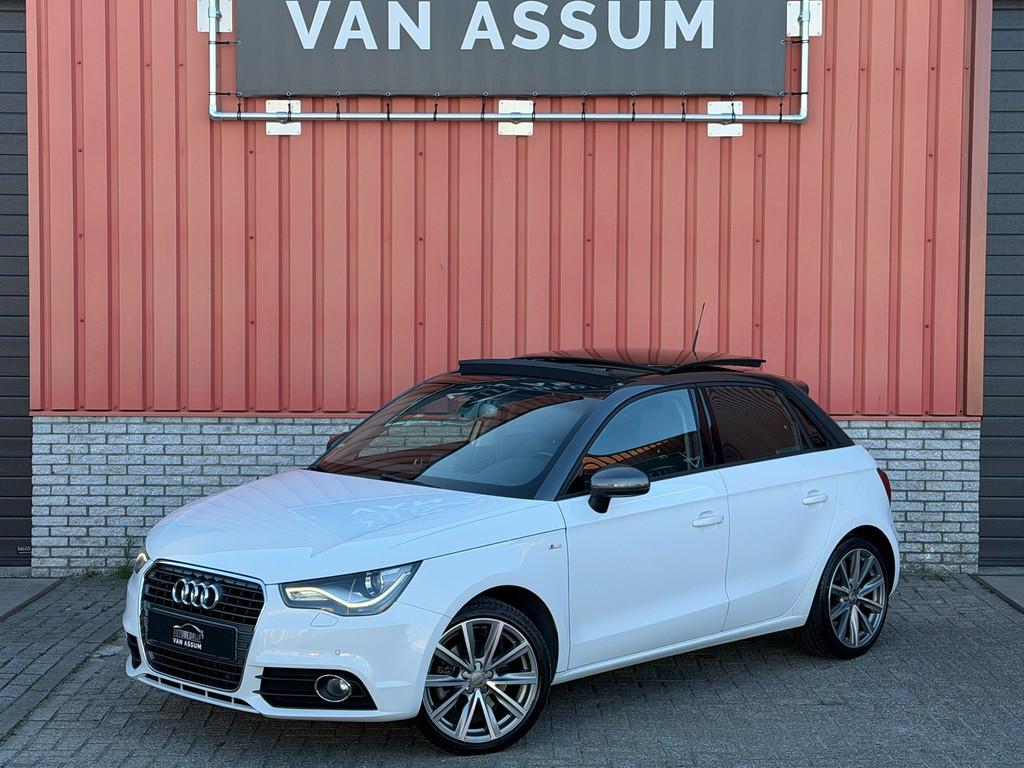Audi A1 Sportback 1.4 TFSI S-Line Pano Cruise Navi Sfeer PDC, Euro 5, Stof, Zwart, 4 cilinders