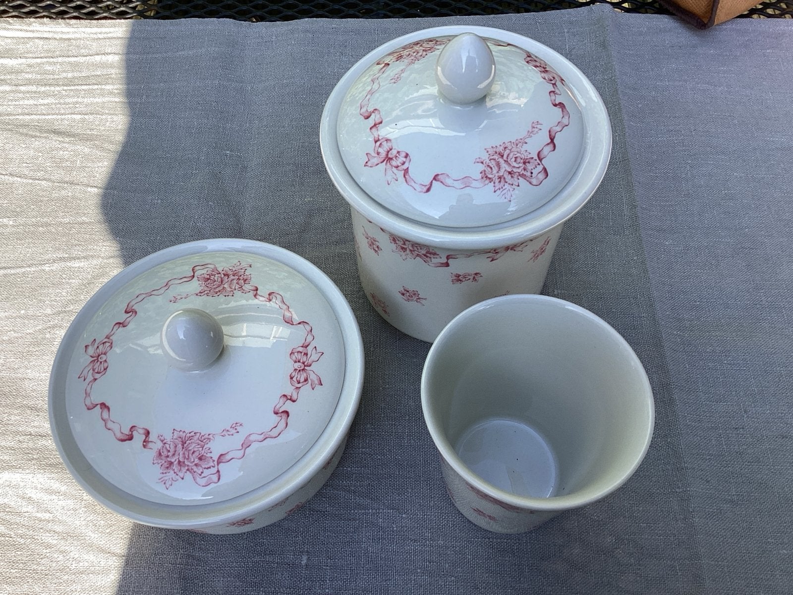 Vintage Laura Ashley Badkamer/Toilettafel Set - Nieuwstaat, Overige merken, Overige typen, Nieuw, Ophalen of Verzenden