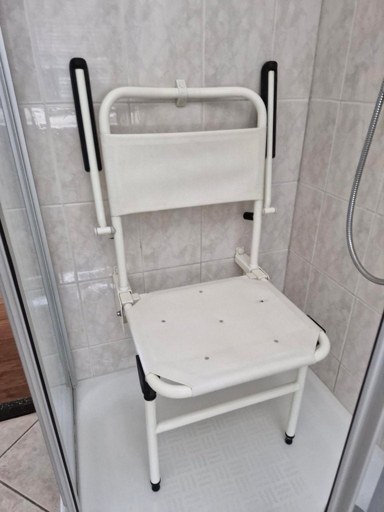 Douche stoel wandmontage inclusief wandbeugel, Diversen, Ophalen, Zo goed als nieuw