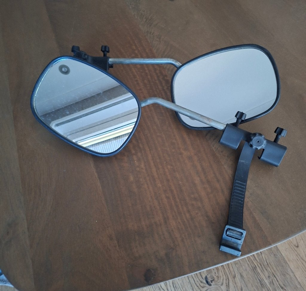 Caravanspiegels, Caravans en Kamperen, Caravan accessoires, Ophalen of Verzenden, Gebruikt