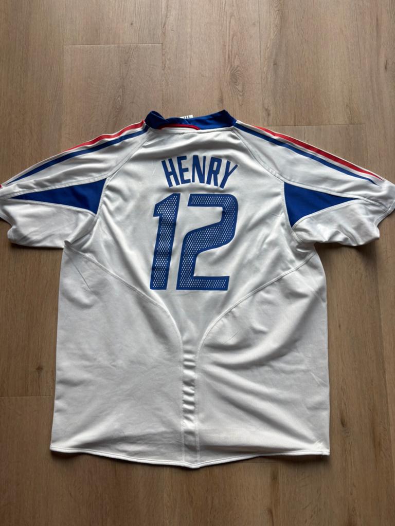 Shirt Frankrijk Henry origineel XL, Sport en Fitness, Voetbal, Maat XL, Ophalen of Verzenden, Zo goed als nieuw, Shirt
