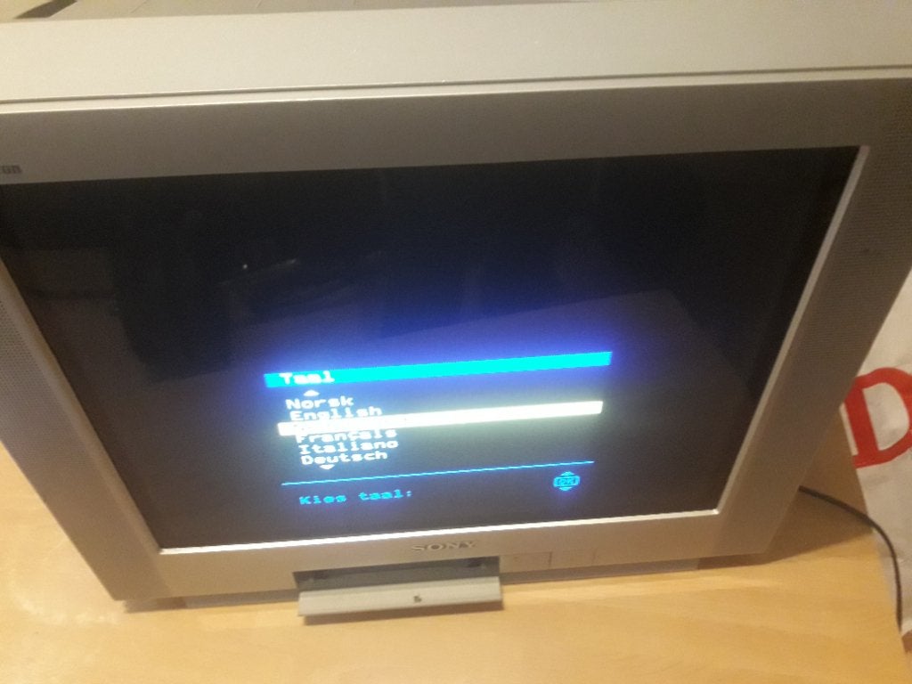Sony trinitron. Retro. . T.v. 42 cm. Diagonaal, Ophalen, 50 Hz, Zo goed als nieuw, Sony