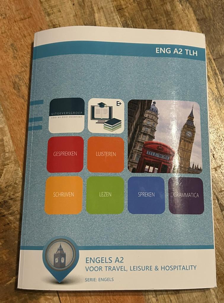Engels A2 – Travel, Leisure & Hospitality, Boeken, Ophalen of Verzenden, Gelezen, Overige niveaus, Engels