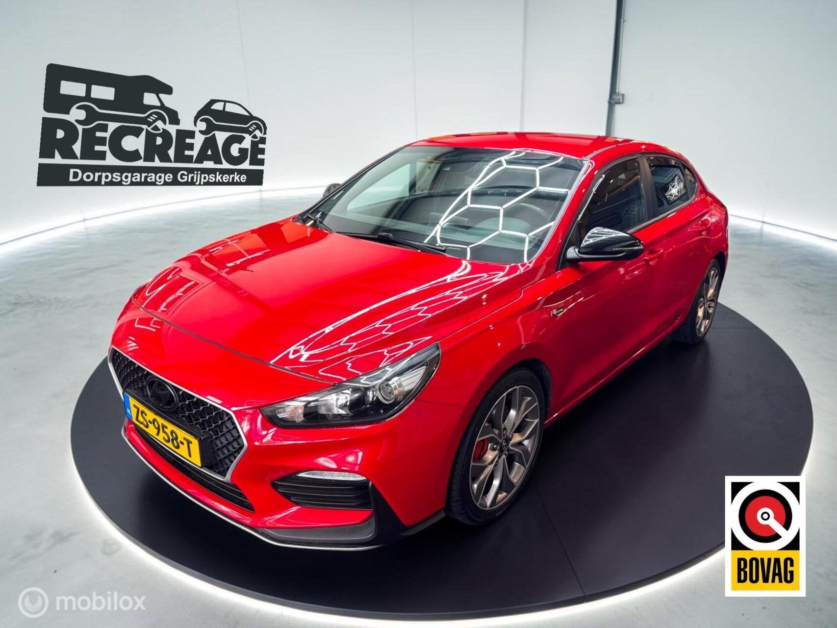 Hyundai i30 1.4 T-GDI N-Line fastback - rijklaar prijs, Auto's, Voorwielaandrijving, Stof, Euro 6, 4 cilinders