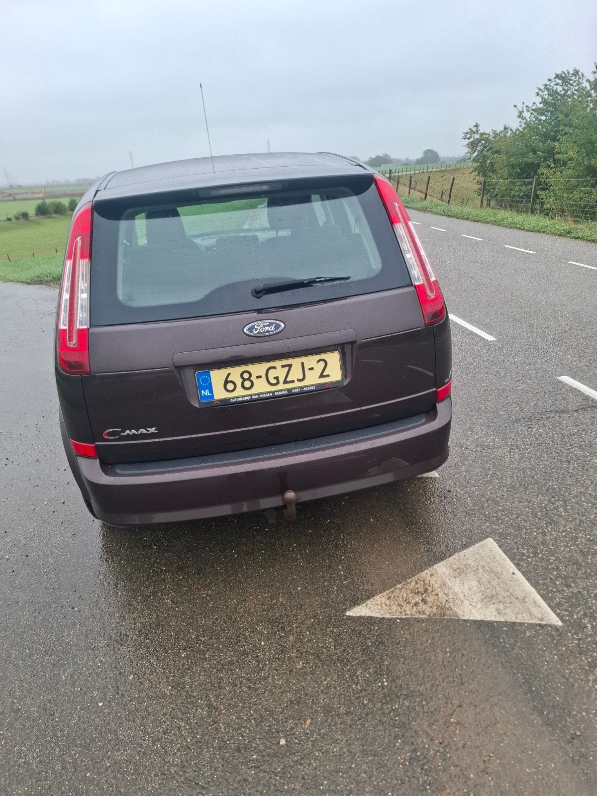 Ford cmax  bruin paars van kleur, Auto's, Voorwielaandrijving, Zwart, 4 cilinders, Bruin