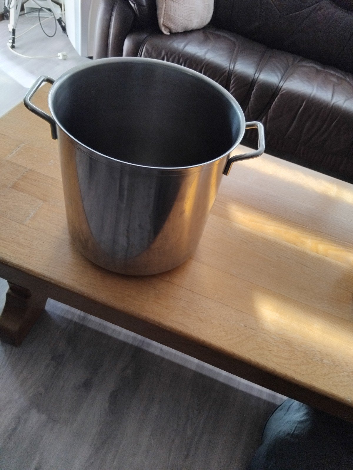 Grote pan 40 liter voor gasfornuis (zonder deksel), Ophalen