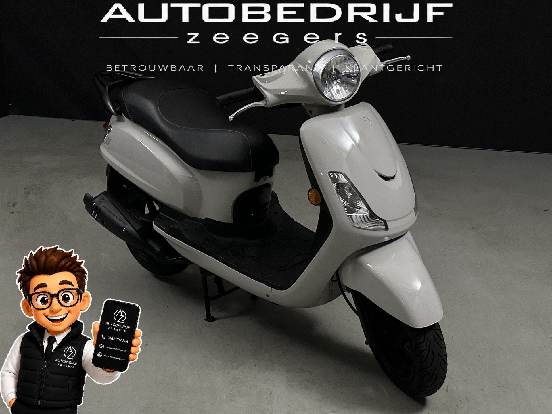 SYM Fiddle II snorscooter (bj 2023), Middelblok 190
2831BR  GOUDERAK, NL, Gebruikt, SYM, Info@autobedrijfzeegers.nl