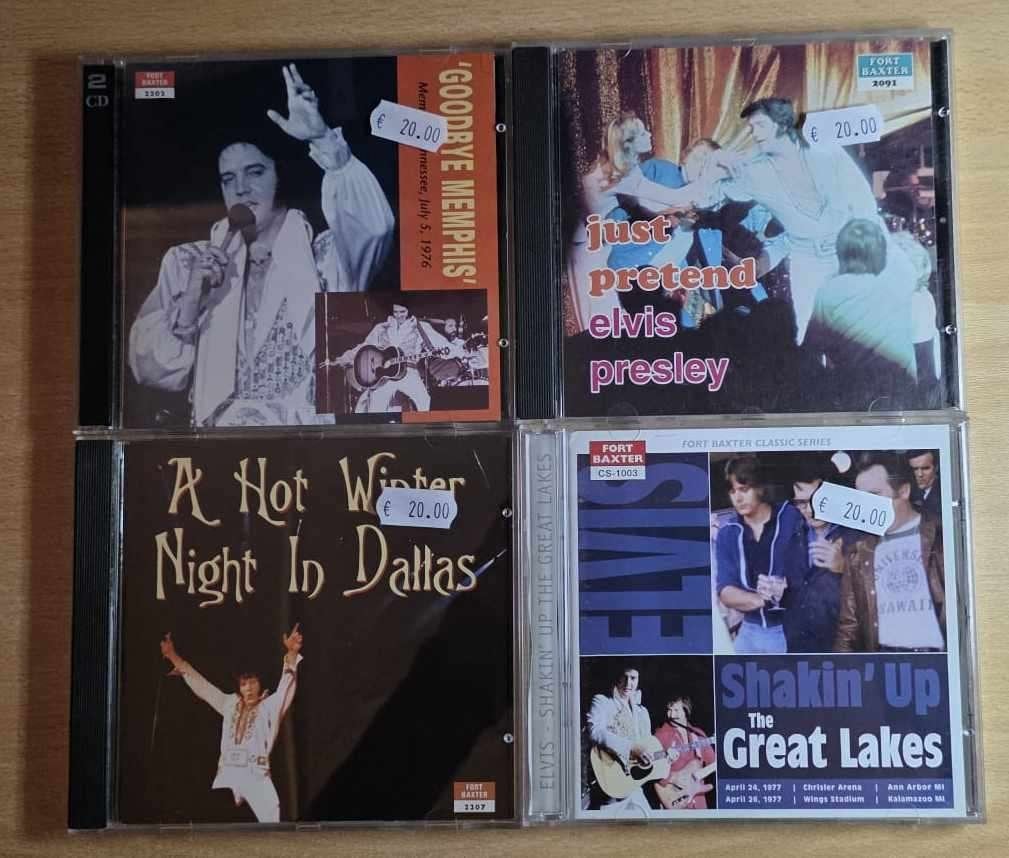 Elvis Presley 4x cd Fort Baxter label., Verzenden, Zo goed als nieuw, Rock-'n-Roll
