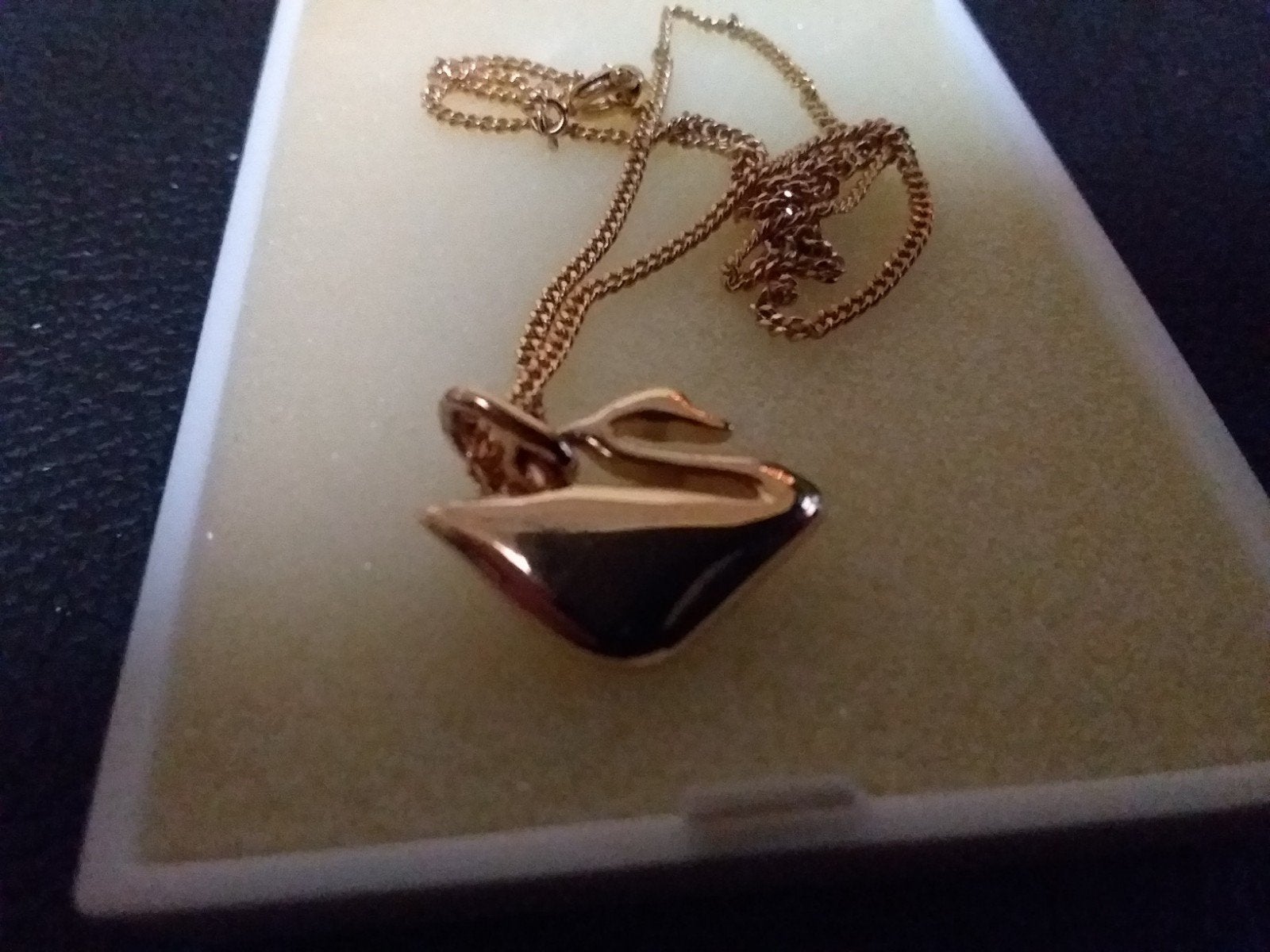 Swarovski ketting met zwaan., Verzamelen, Ophalen, Zo goed als nieuw, Sieraad of Horloge
