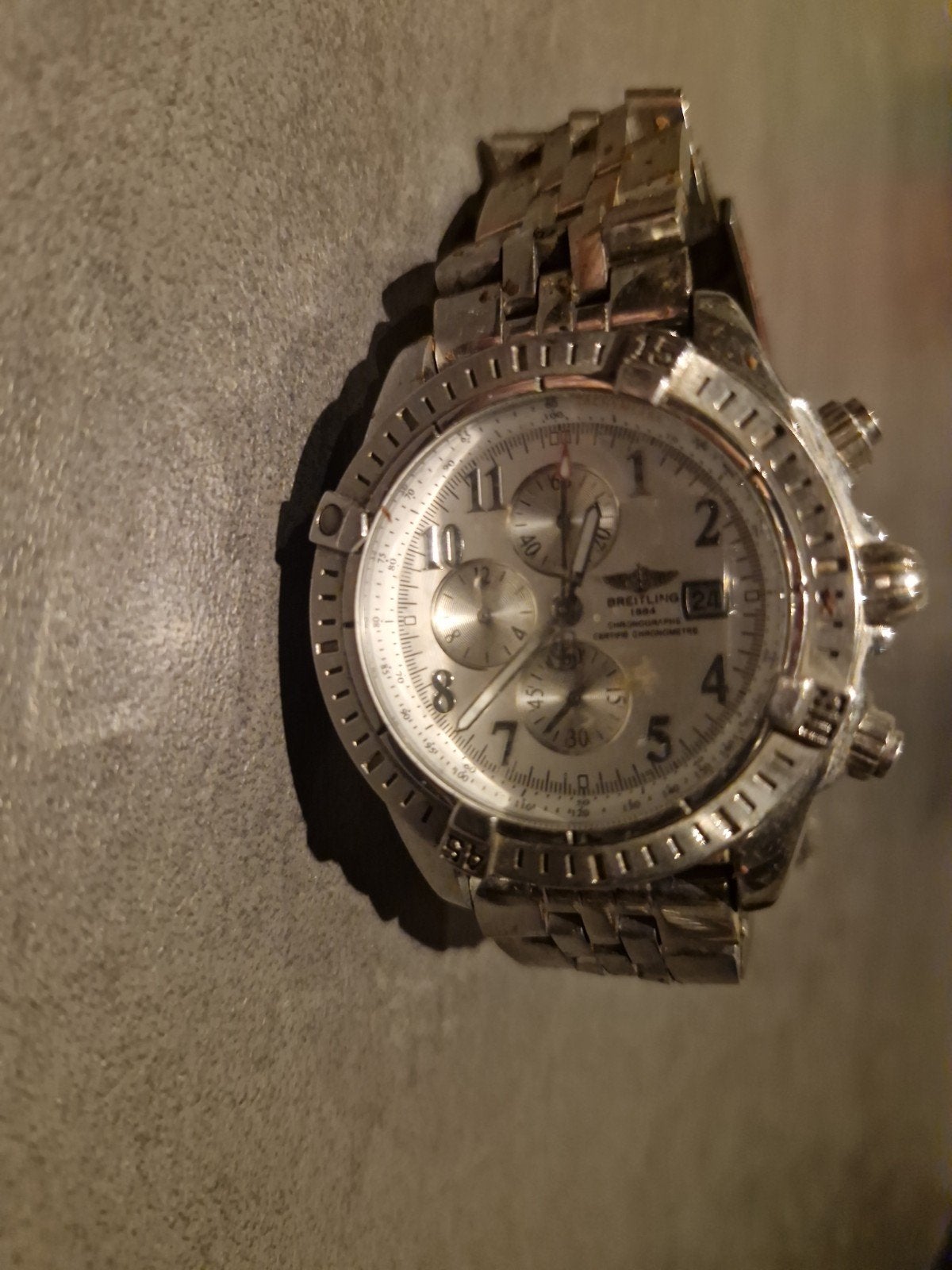 Breitling Chronomat 44 evol gebruikt
44 'White Arabic' Editi, Staal, Gebruikt, Staal, Breitling
