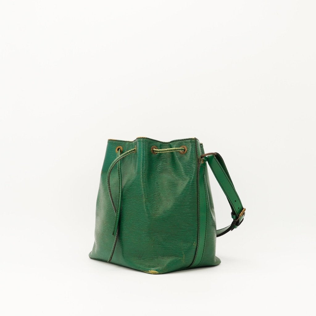 Louis Vuitton Petit Noé in groen Épi handtas, Verzenden, Gebruikt, Groen, Handtas