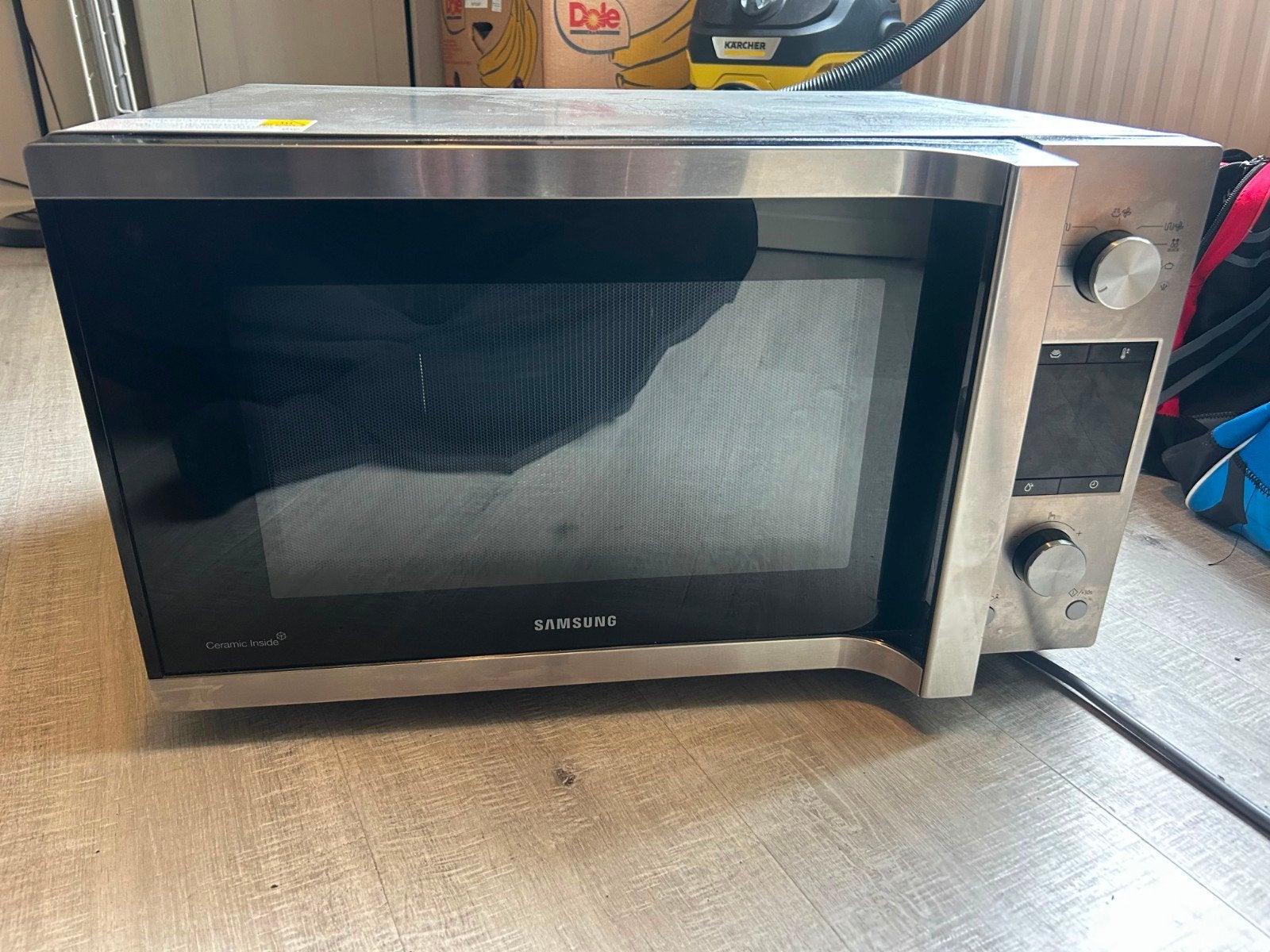 Combi magnetron/oven, Witgoed en Apparatuur, Magnetrons, Ophalen, Zo goed als nieuw, Oven, Inbouw
