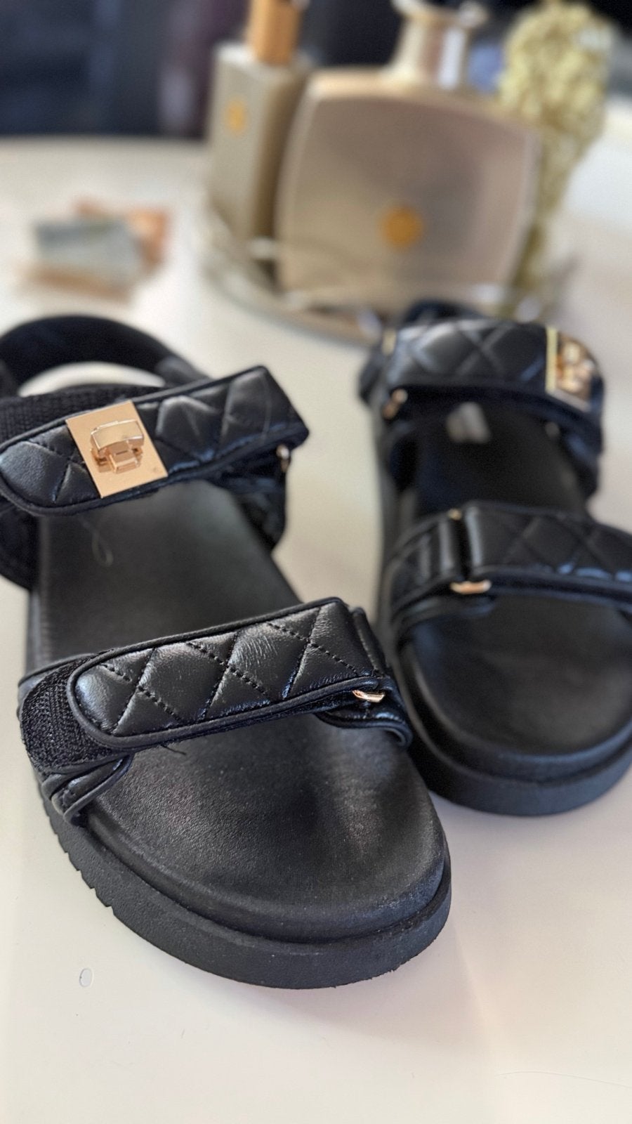 Steve Madden Mona-Q Sandalen - Zwart, Maat 40, Zwart, Zo goed als nieuw, Sandalen of Muiltjes, Ophalen of Verzenden