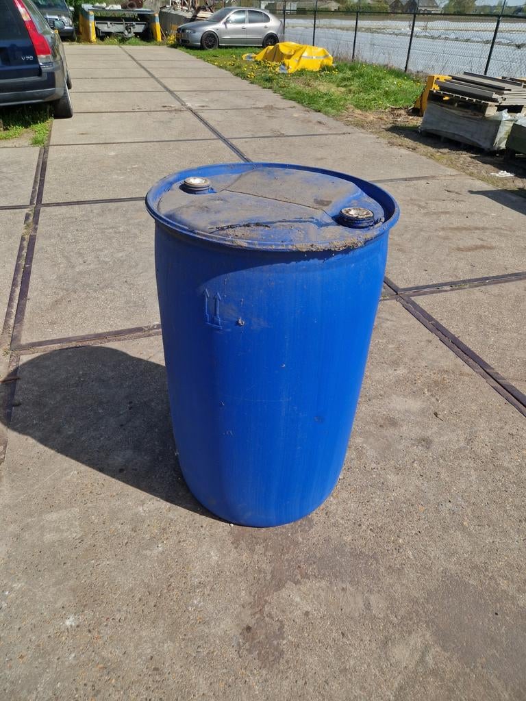3 Kunststof 200 liter vaten, Ophalen of Verzenden