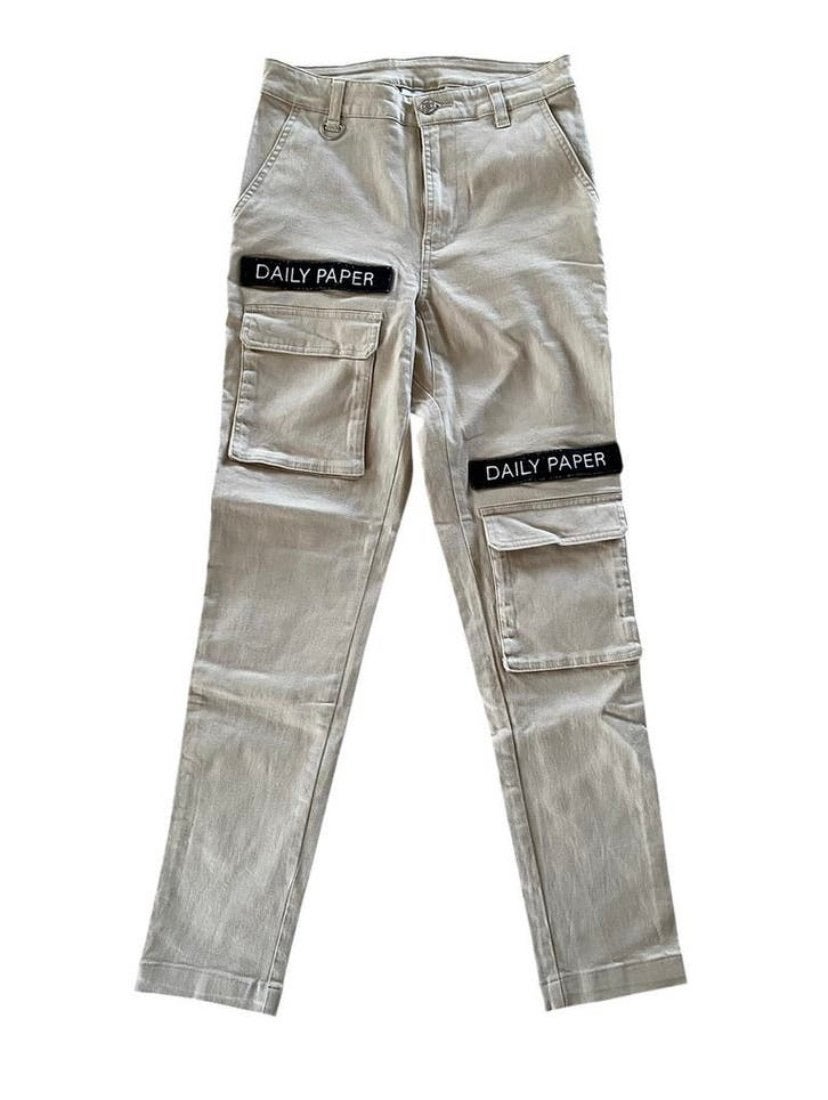 Beige Daily Paper Cargo Broek, Maat XS, Beige, Daily Paper, Ophalen of Verzenden, Zo goed als nieuw