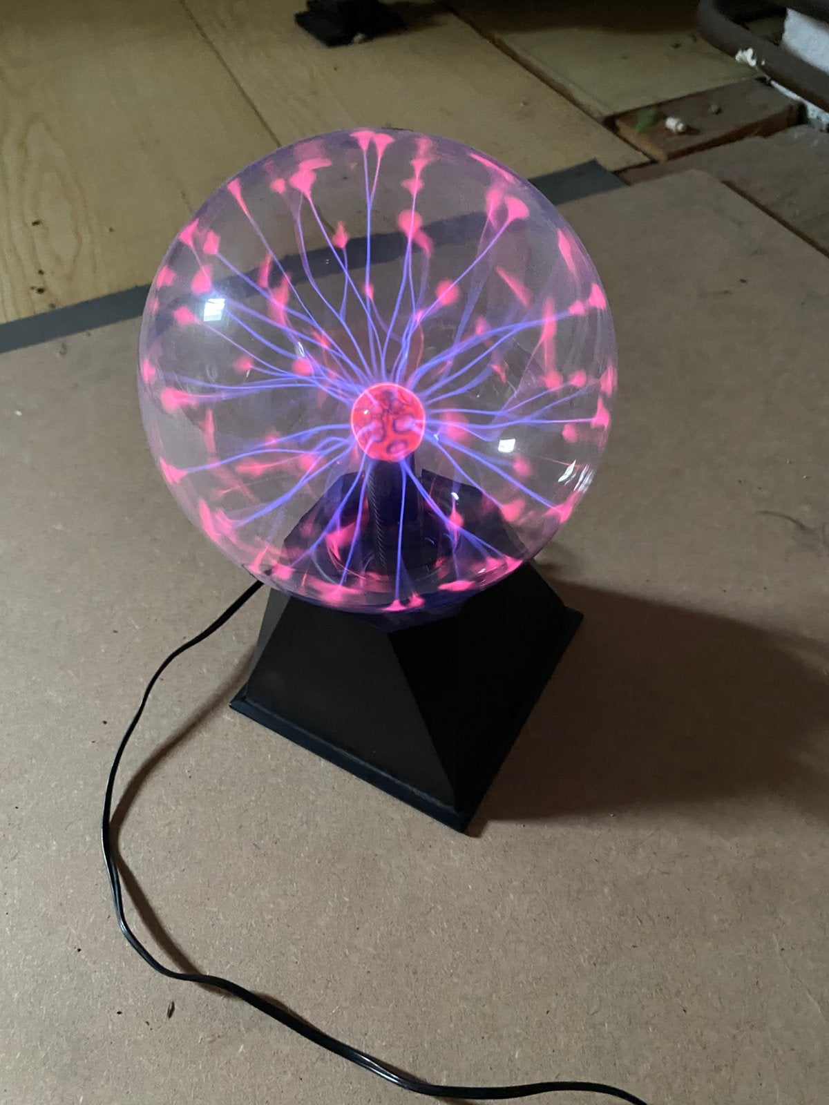 Lamp plasma bol, Ophalen of Verzenden, Zo goed als nieuw, Licht