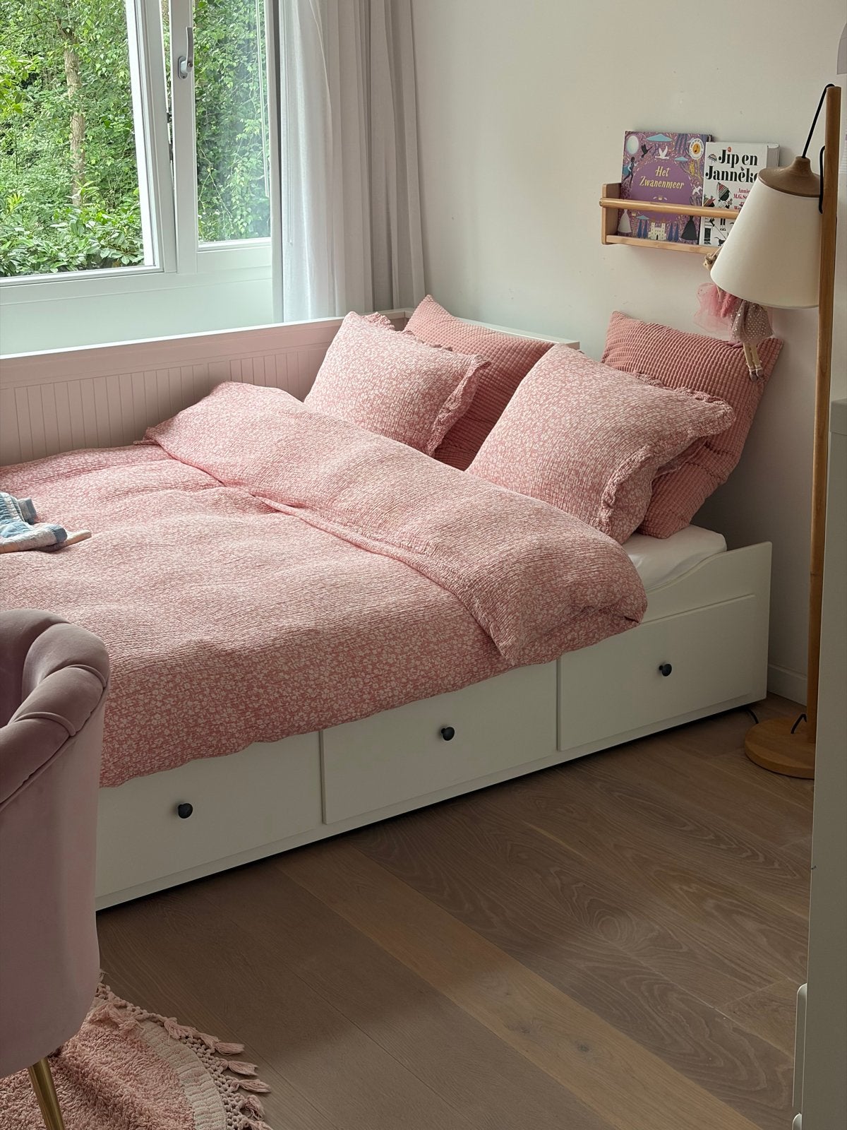 Ikea Hemnes - zo goed als nieuw, Ophalen, 90 cm, Eenpersoons, Wit