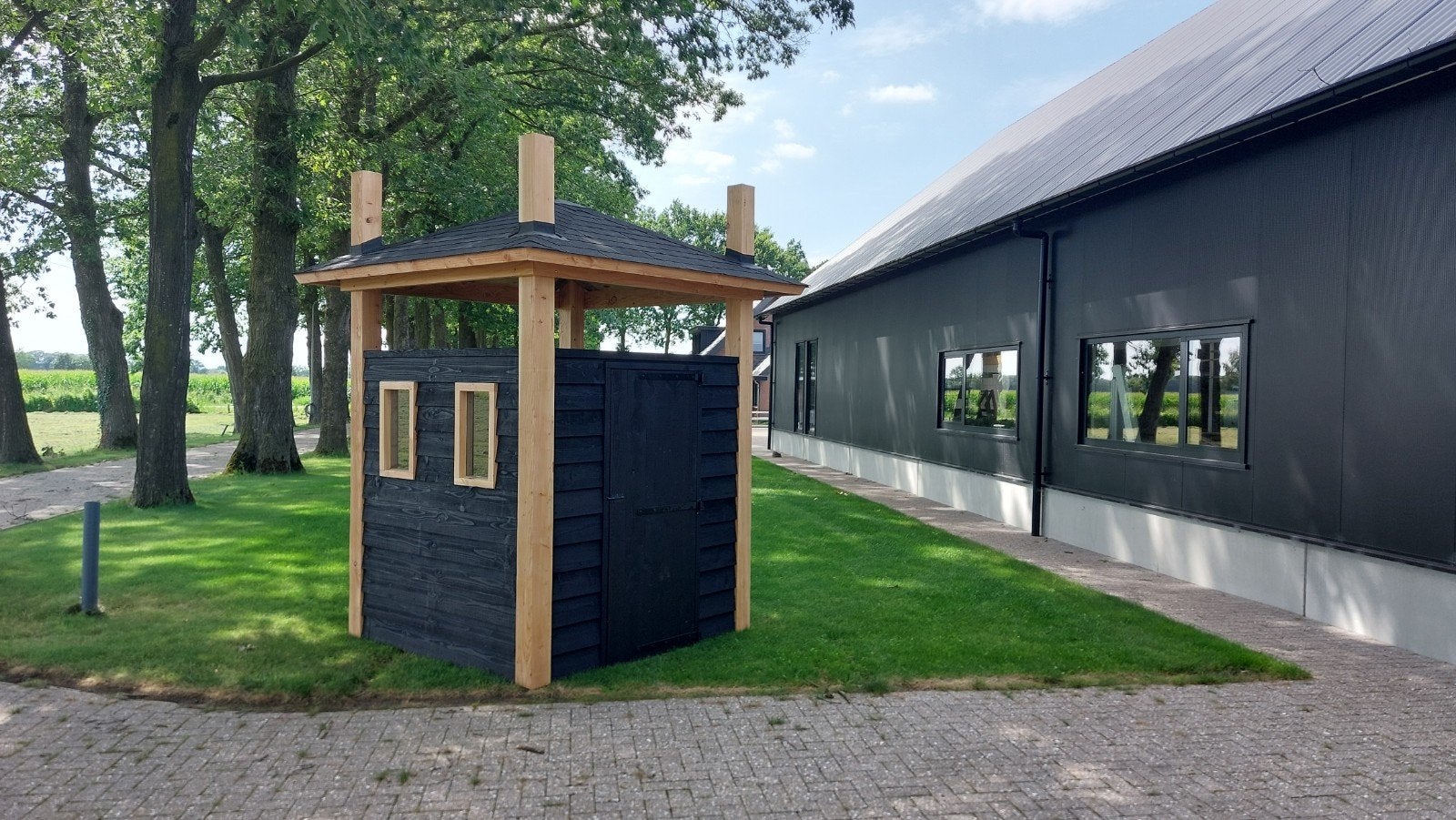 hooiberg schapenhok geitenhok kippenhok dierenverblijf