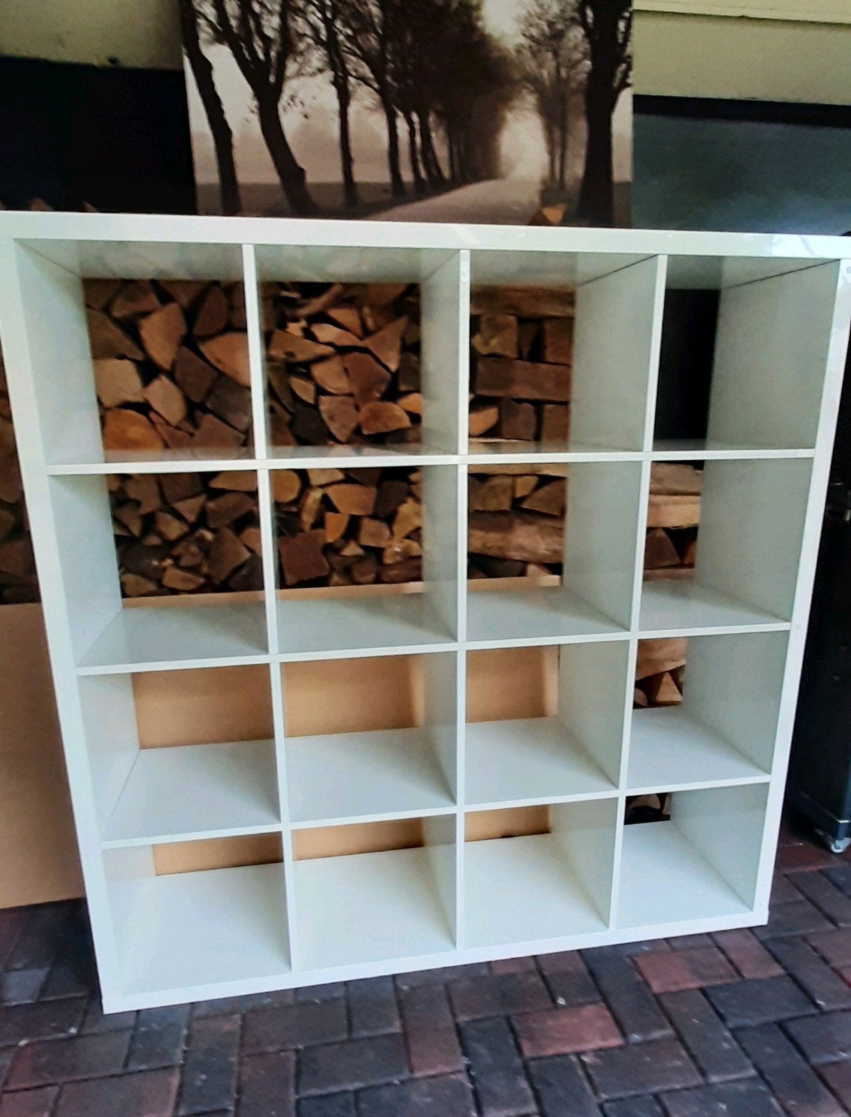 ikea kallax/ expedit Vakkenkast hoogglans wit, Huis en Inrichting, Ophalen, Zo goed als nieuw