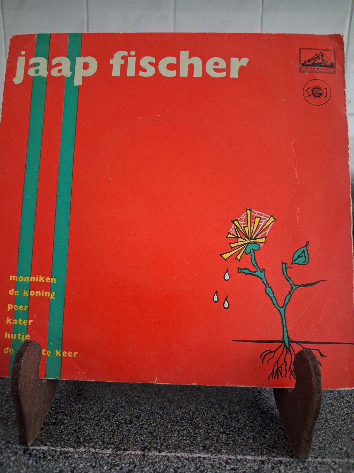 JAAP FISCHER TRIOMFTOCHT sgi EP - 007, Originele persing, Gebruikt, Ophalen of Verzenden, EP