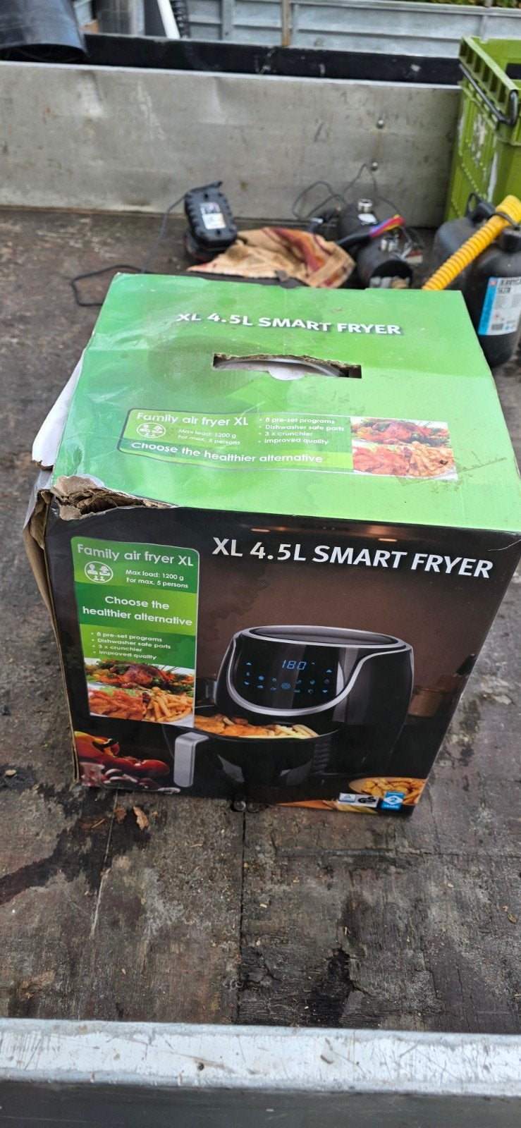 XL Airfryer 4,5L Smart Fryer - Gebruikt, Ophalen of Verzenden, Gebruikt, Airfryer XL