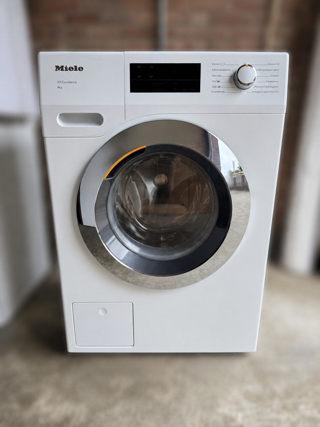 Miele W1 Excellence 8kg Wasmachine - Zo goed als nieuw, Ophalen, Minder dan 85 cm, 8 tot 10 kg, Voorlader