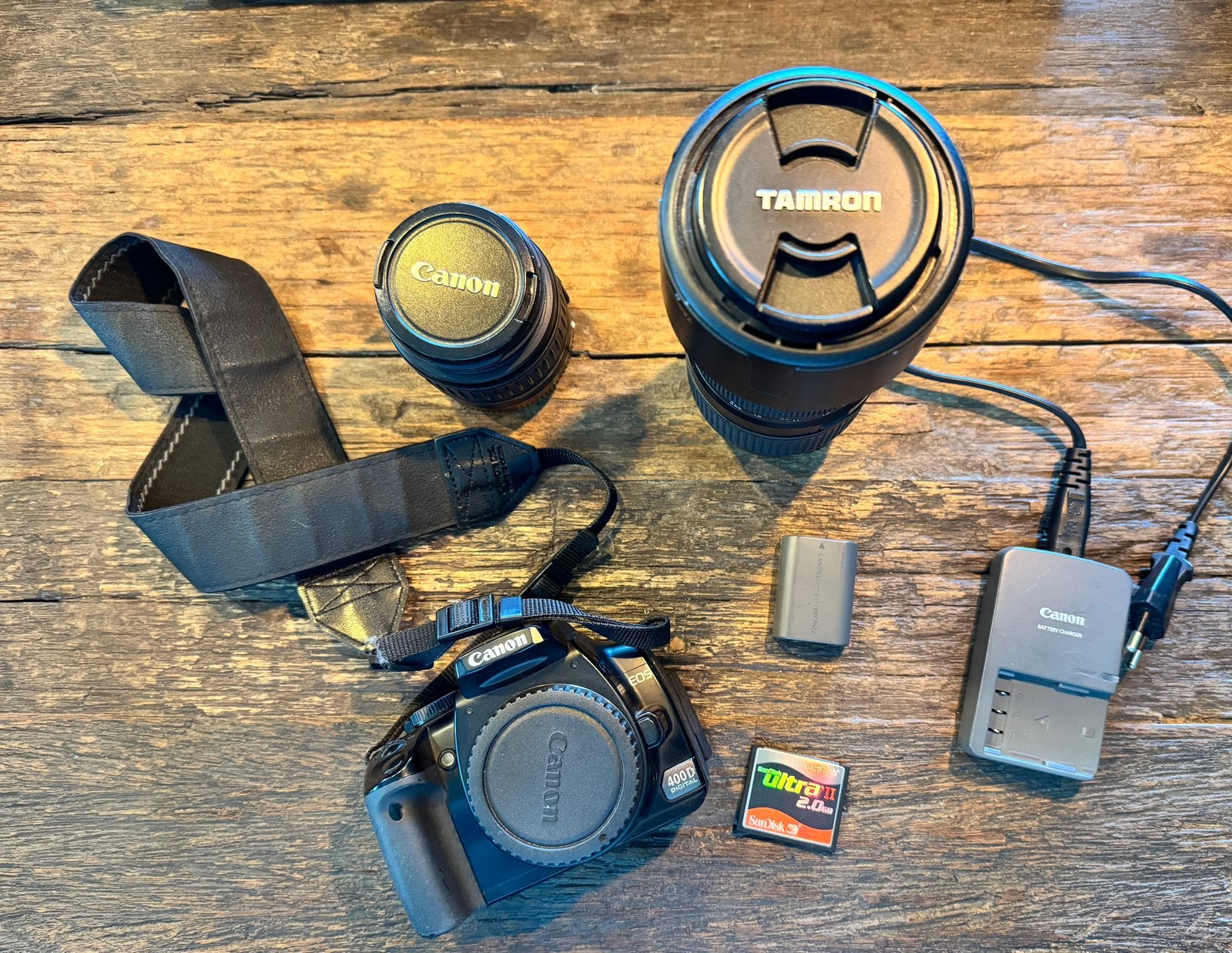 CANON EOS D400 compleet, Ophalen of Verzenden, Gebruikt, Canon, Geen optische zoom