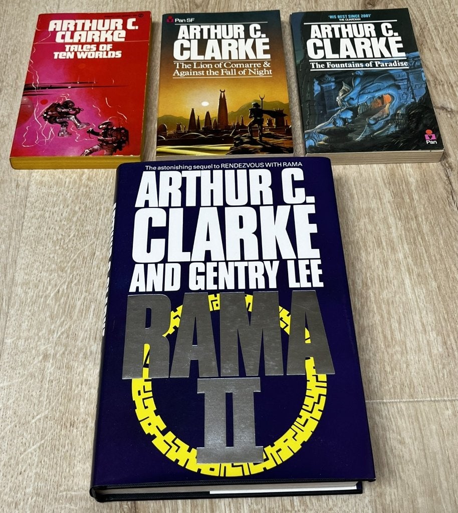 4x Arthur C. Clarke sci-fi boeken, Engelstalig, Ophalen of Verzenden, Gelezen, Arthur C. Clarke