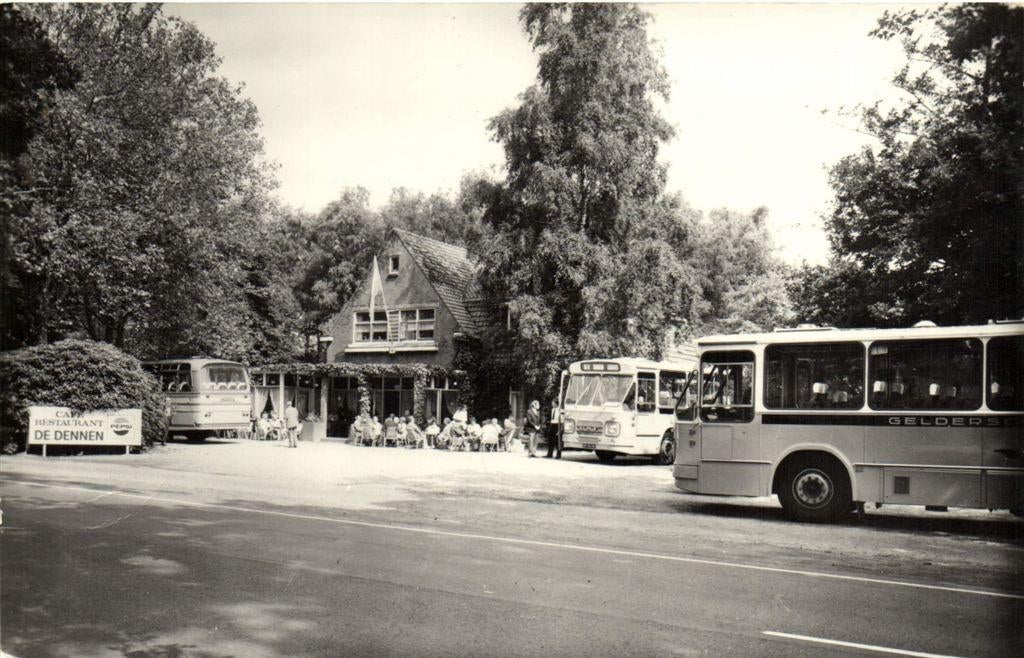 Cafe-Restaurant De Dennen, Renswoude - 197? gelopen, Ophalen of Verzenden, 1960 tot 1980, Gelopen, Noord-Brabant