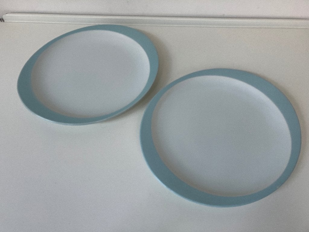 FRIS Edam Prinsessenblauw Symfonie servies Platte schalen, Ophalen, Gebruikt, Overige merken, Schaal of Schalen