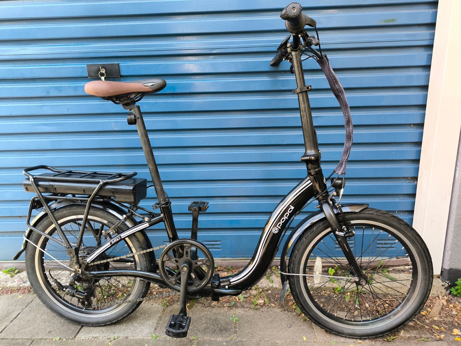 Popal E-Folt Elektrische Vouwfiets met 6 Versnellingen, Fietsen en Brommers, Elektrische fietsen, Ophalen of Verzenden, Zo goed als nieuw