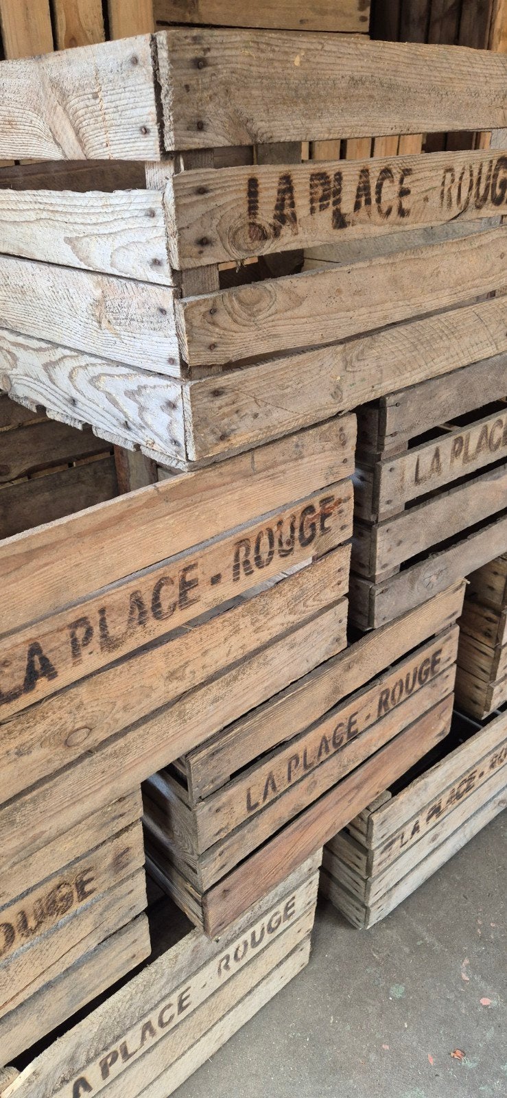 Vintage Houten Fruitkisten - Decoratief & Praktisch, Ophalen, Minder dan 50 cm, Gebruikt, Onbekend