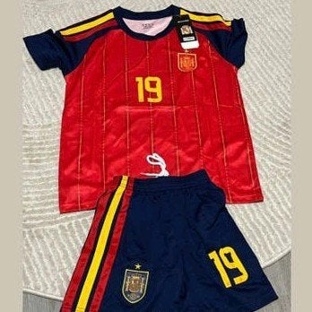 Lamine Yamal Voetbalpakje Spanje - Maat 5 6 7 8 jaar, Kinderen en Baby's, Kinderkleding | Overige, Ophalen of Verzenden, Nieuw
