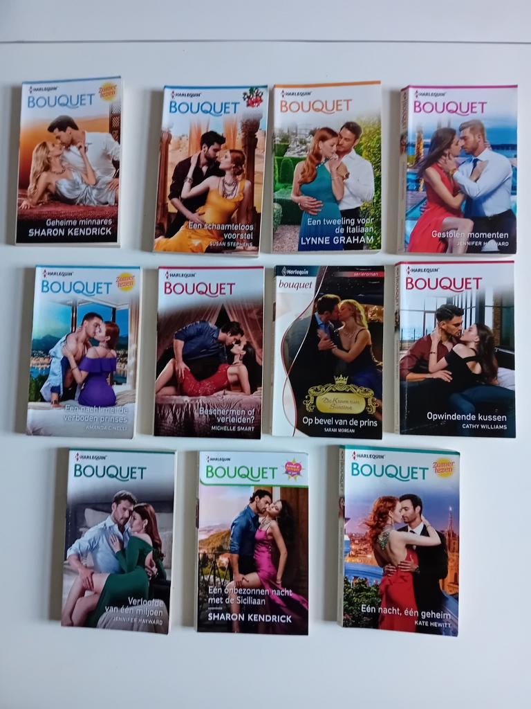 Harlequin Bouquet boekjes - 11 romantische romans, Ophalen of Verzenden, Gelezen, Verschillende auteurs, Nederland