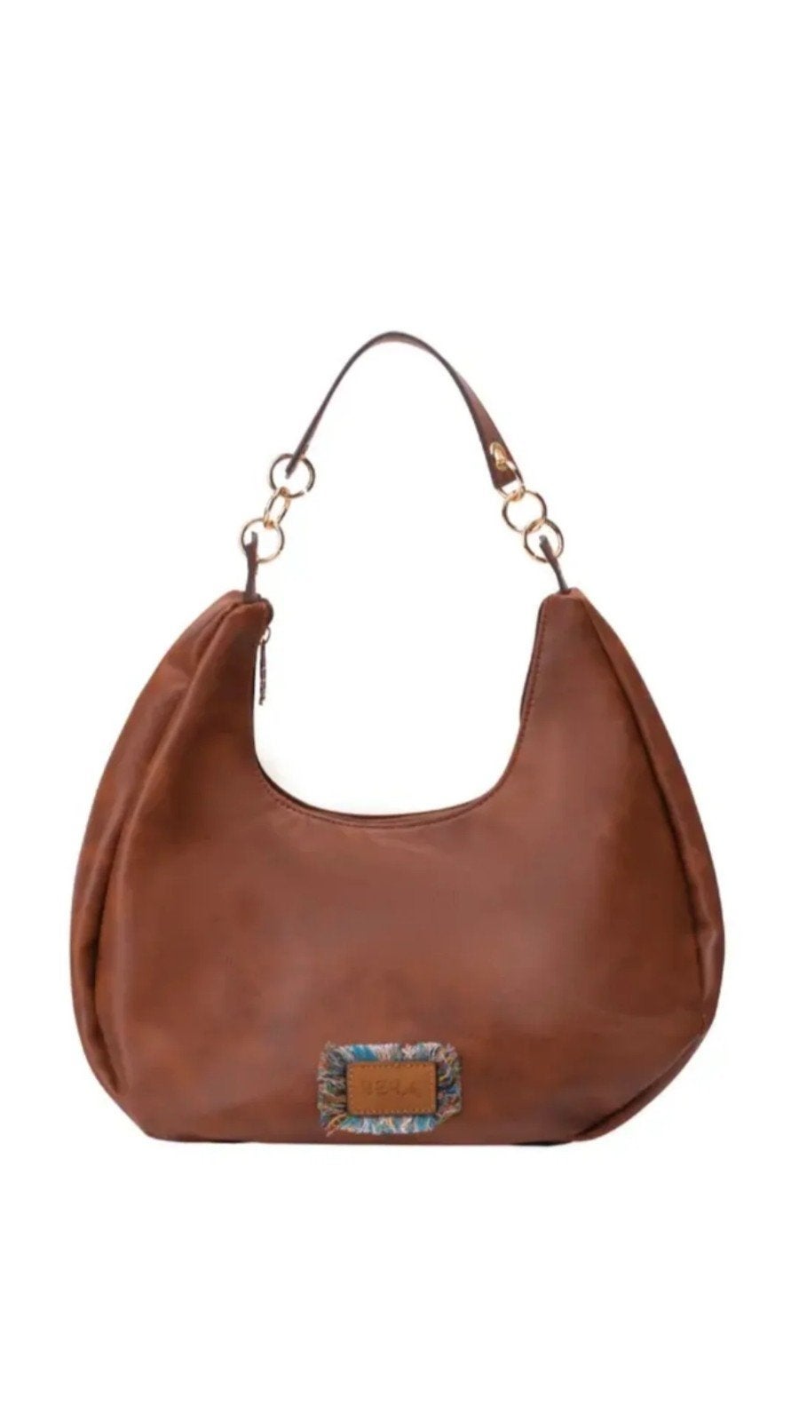 izia tas bruin vegan leer nieuw boho ibiza stijl, Bruin, Schoudertasje, Nieuw, Ophalen of Verzenden