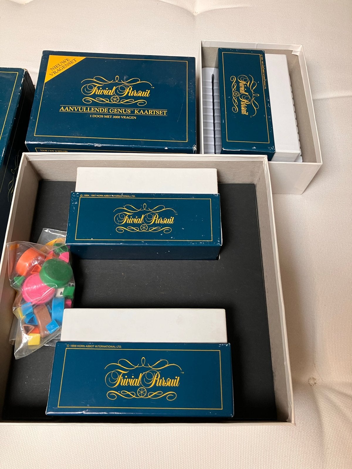 Trivial Pursuit Genus Editie met uitbreidingsset, Drie of vier spelers, Ophalen, Gebruikt