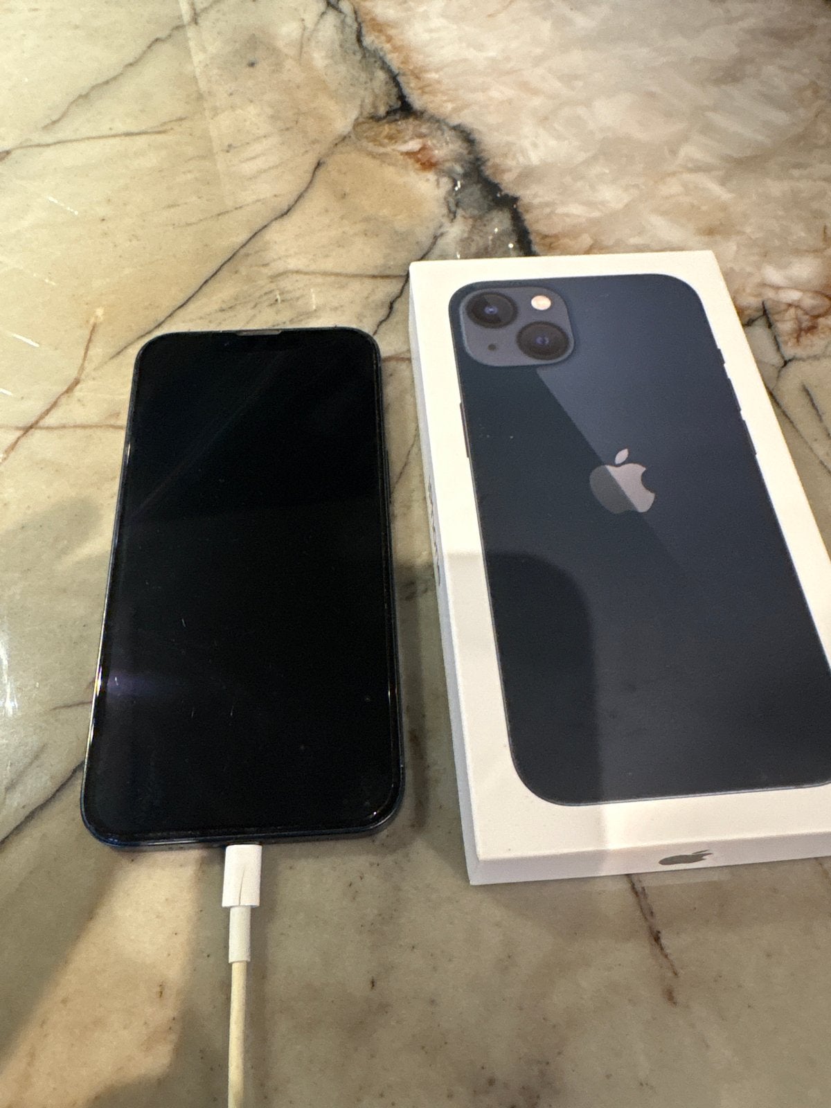 iPhone 13 128 GB Middernacht Zwart - Zo goed als nieuw, Telecommunicatie, Mobiele telefoons | Apple iPhone, Zo goed als nieuw