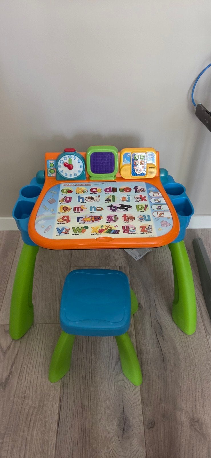 VTech Educatieve 3-in-1 Tafel, Ophalen of Verzenden, Zo goed als nieuw, Taal en Lezen, Met geluid
