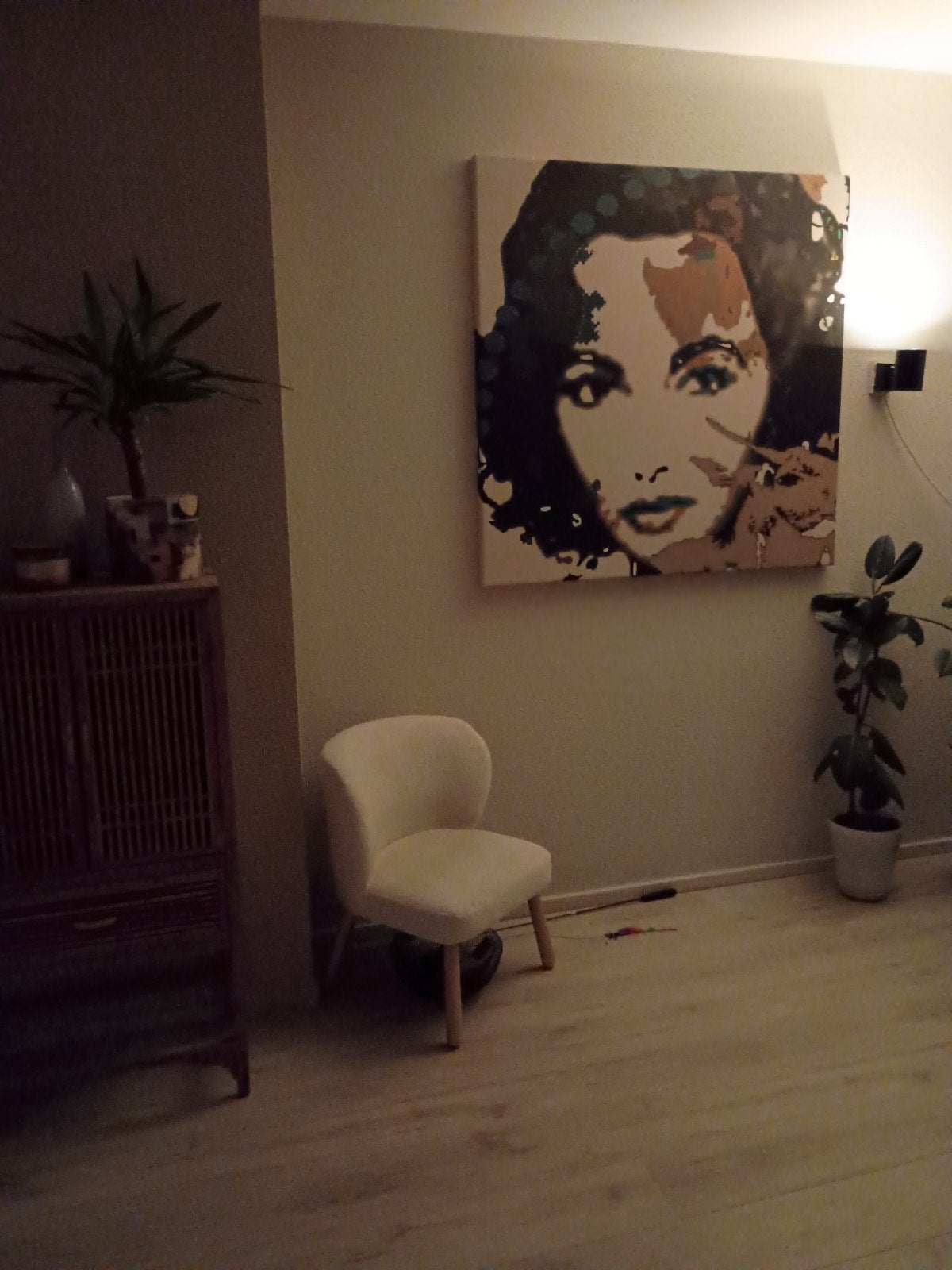 Pop Art Canvas - 120x120cm, Ophalen, Film, Op houten frame, Print