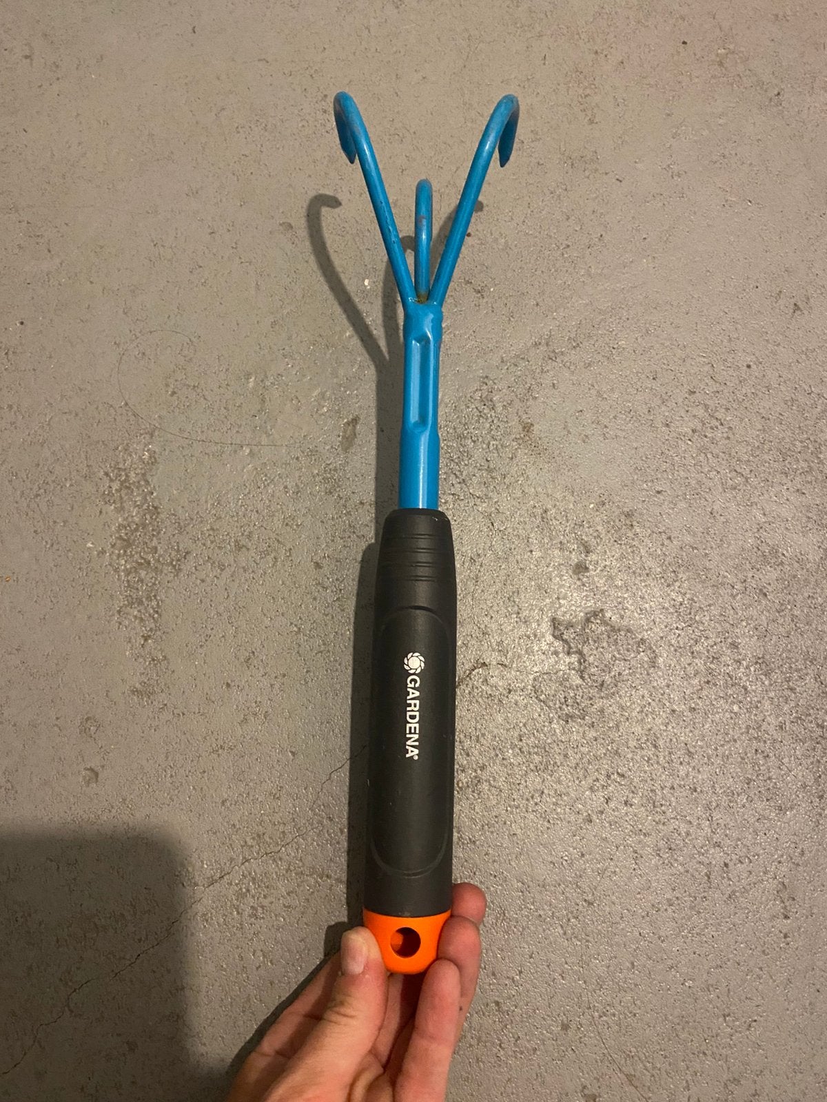 Gardena drietand / krabber handmodel in zeer nette staat, Ophalen of Verzenden, Zo goed als nieuw