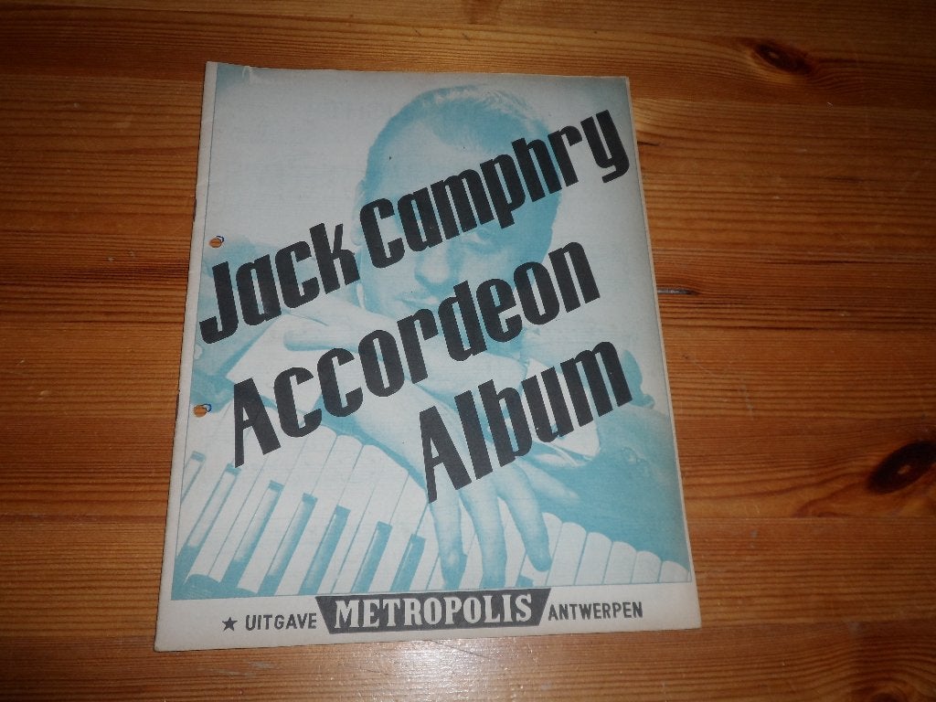 Jack comphry - accordeon album metropolis, Muziek en Instrumenten, Bladmuziek, Gebruikt, Ophalen of Verzenden, Artiest of Componist