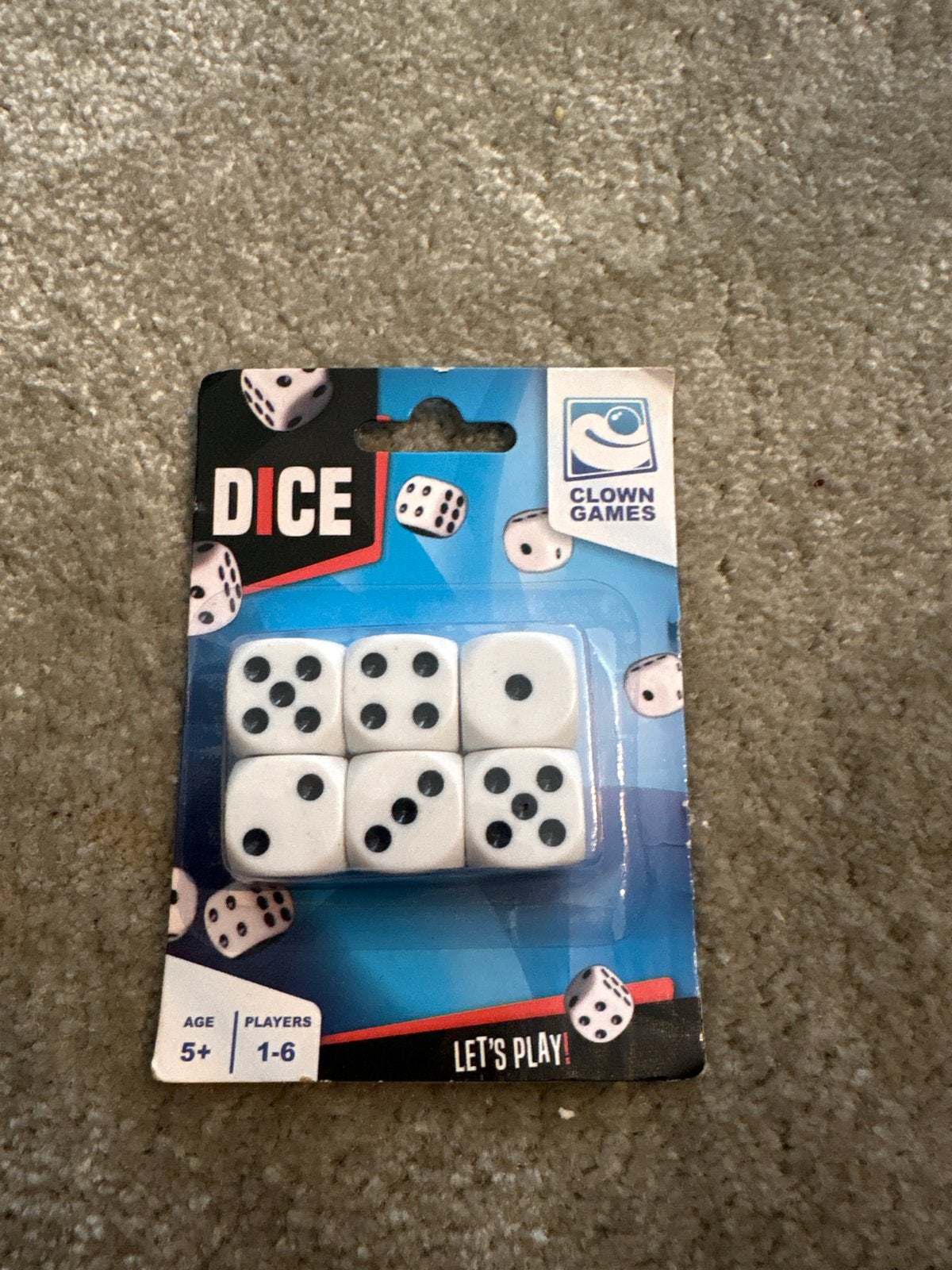 Set van 6 dobbelstenen, Een of twee spelers, Ophalen of Verzenden, Nieuw