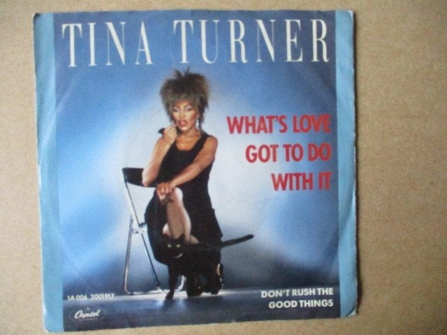 s4913 tina turner - whats love got to do with it, Ophalen, Gebruikt, 7 inch, Overige genres