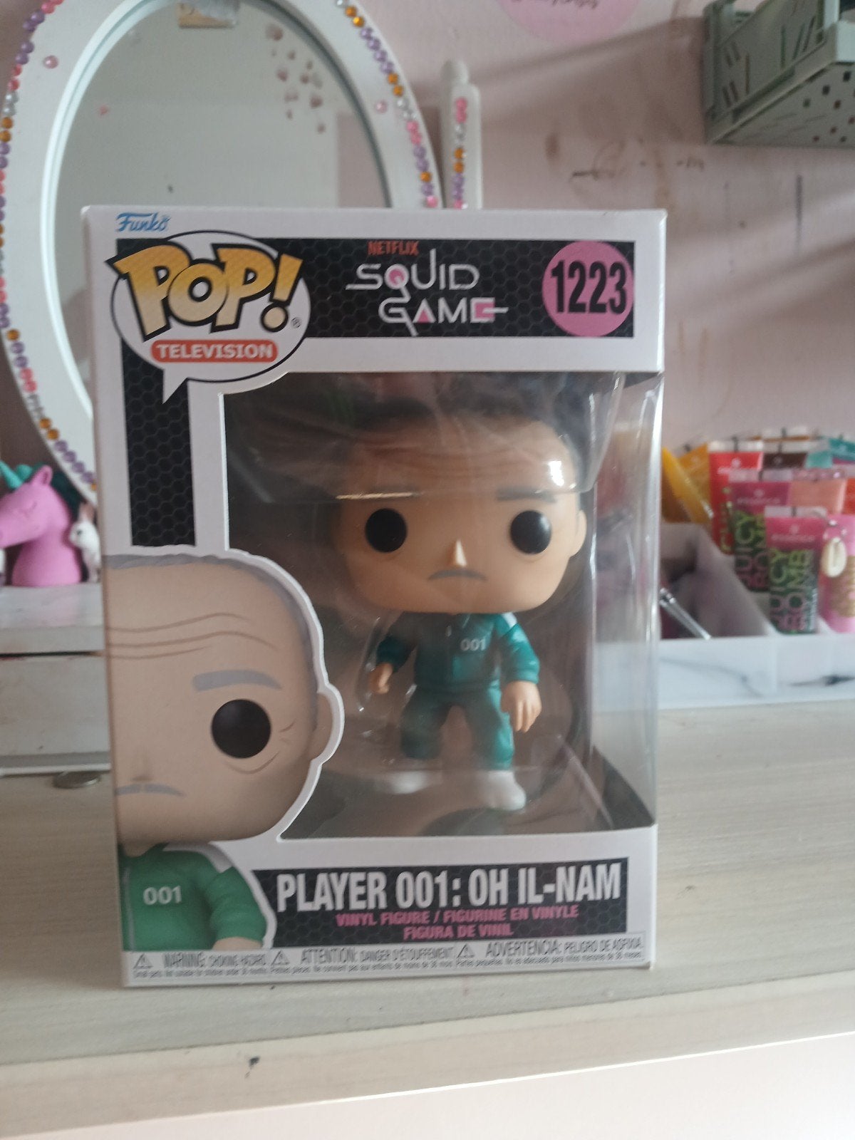 Funko Pop! Squid Game Player 001: Oh Il-Nam #1223, Ophalen, Nieuw